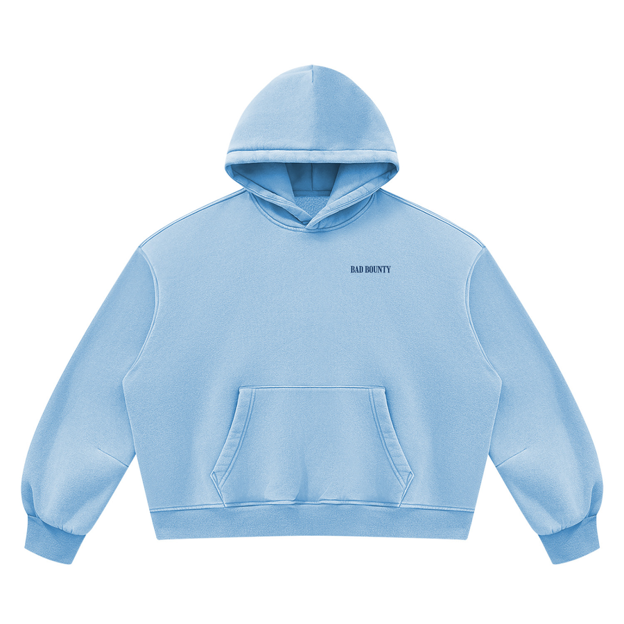CORE Crest Washed Co-ord — Boxy Hoodie & Barrel-Leg Sweatpants