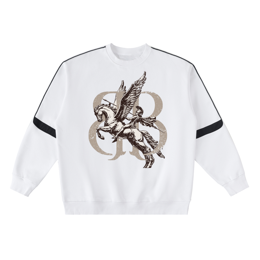 HERITAGE Winged Monogram Taped Sweatshirt
