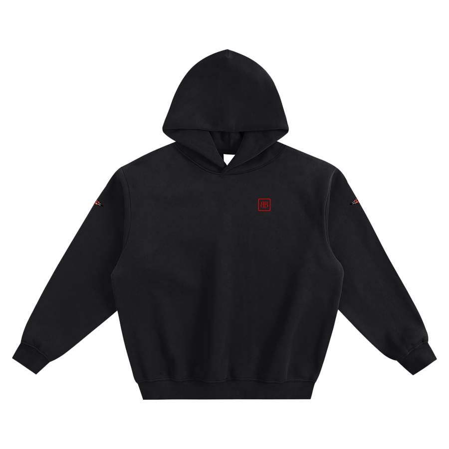 CORE Redline Monogram Boxy Fleece Hoodie