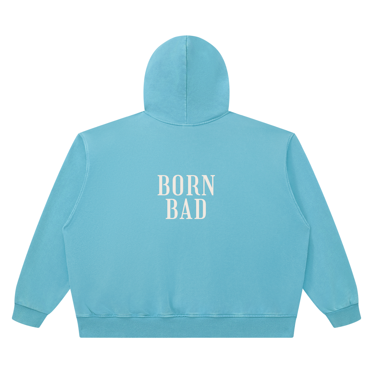 BORN BAD Heavyweight Washed Co-ord — Boxy Hoodie & Joggers