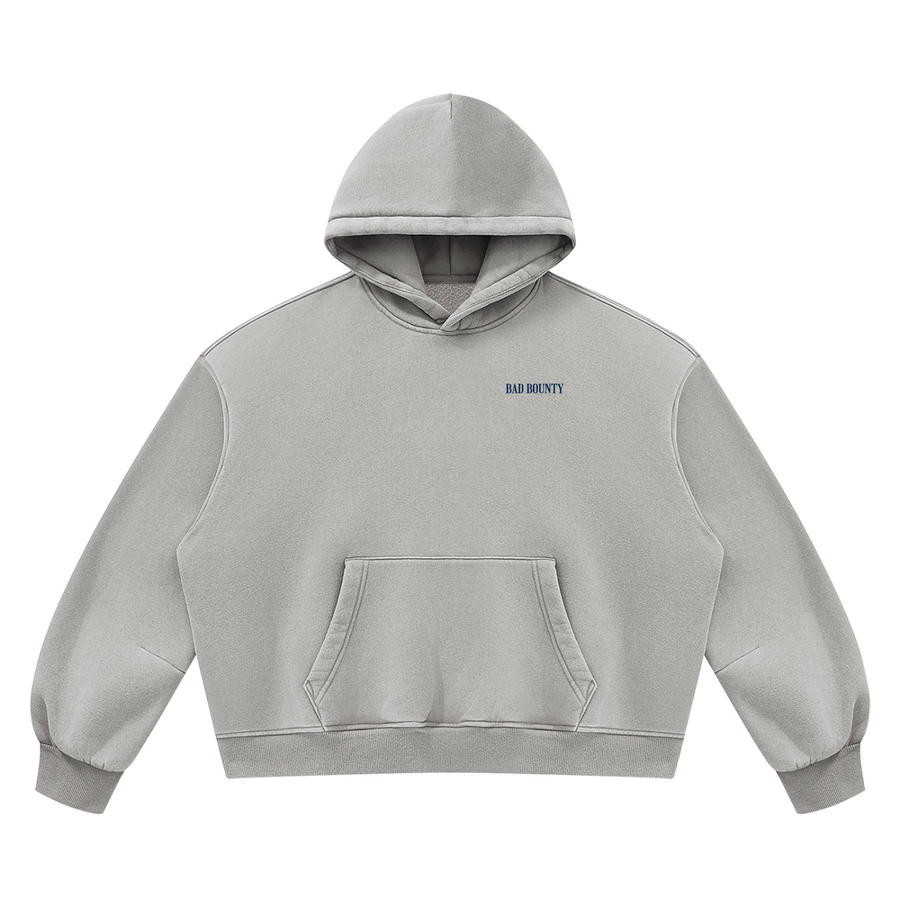 CORE Crest Washed Co-ord — Boxy Hoodie & Barrel-Leg Sweatpants