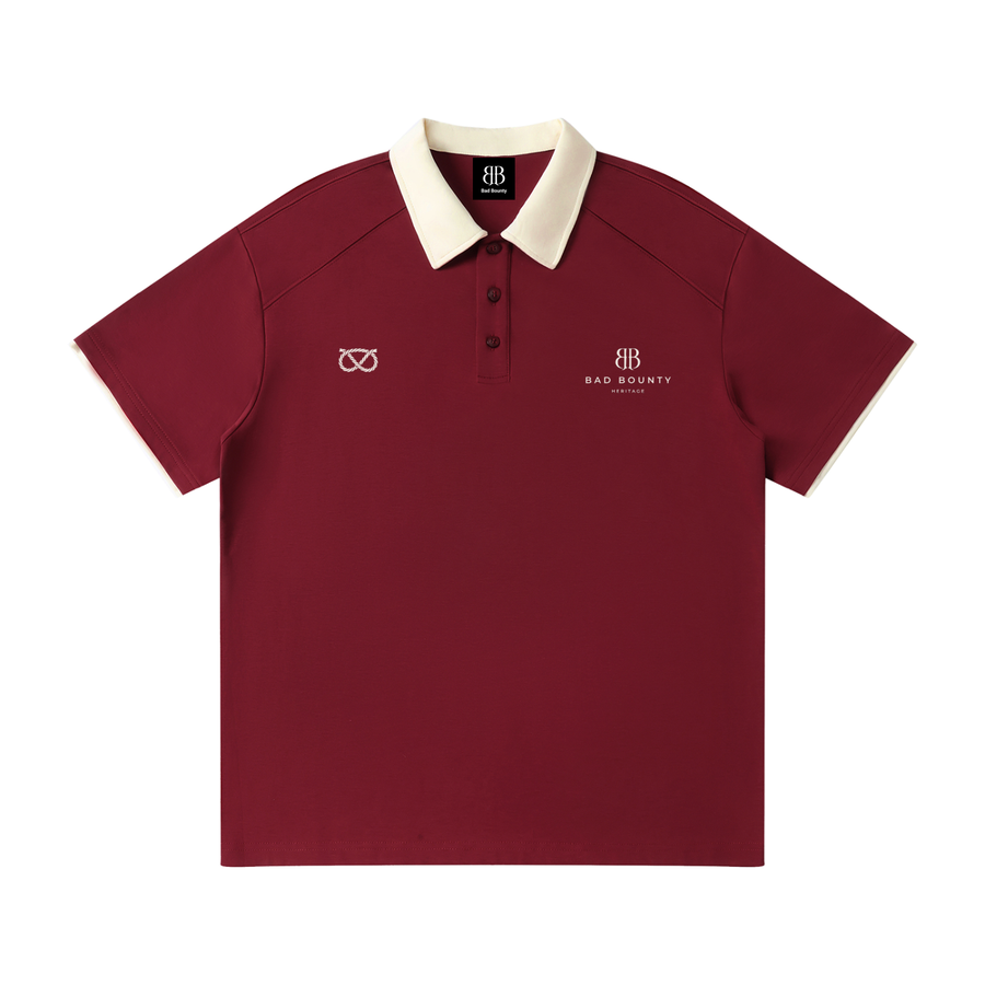 HERITAGE Club Contrast-Collar Polo